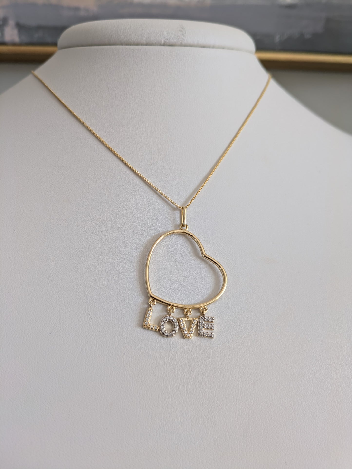 Love pendant necklace