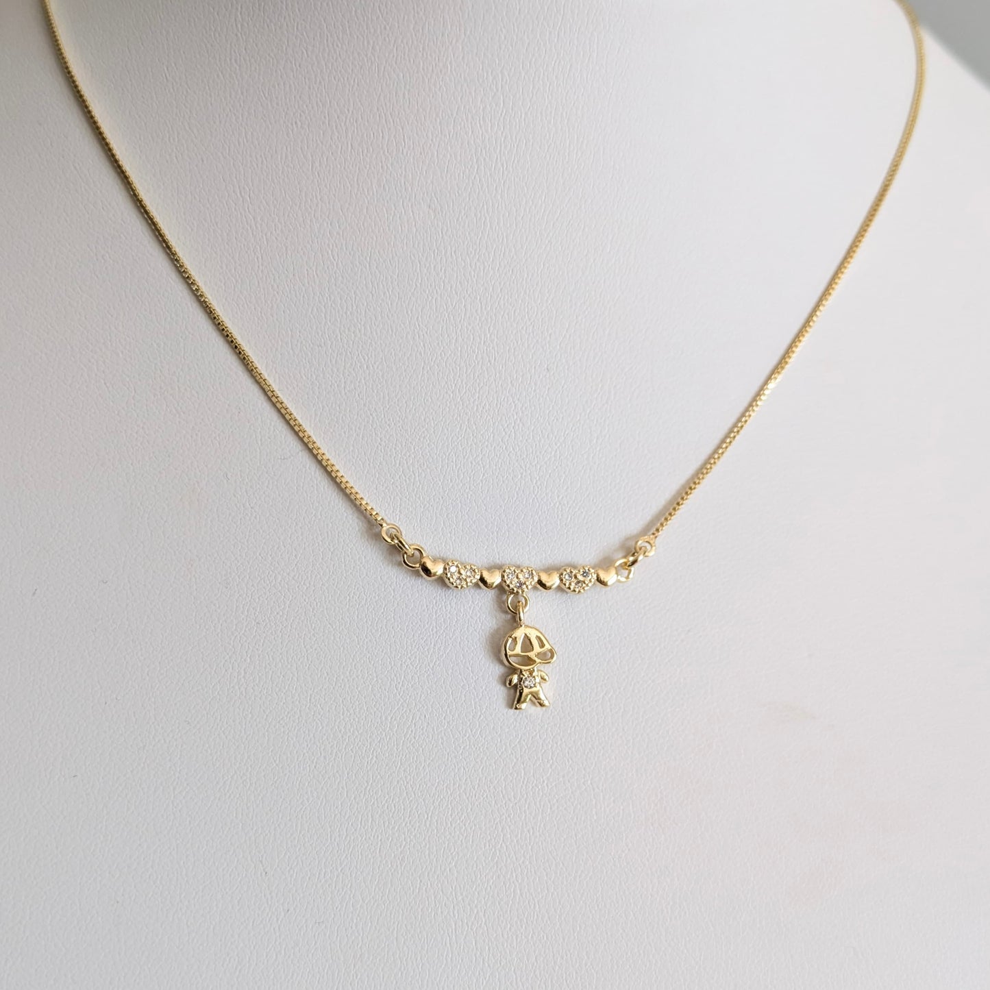 Boy Hearts Necklace