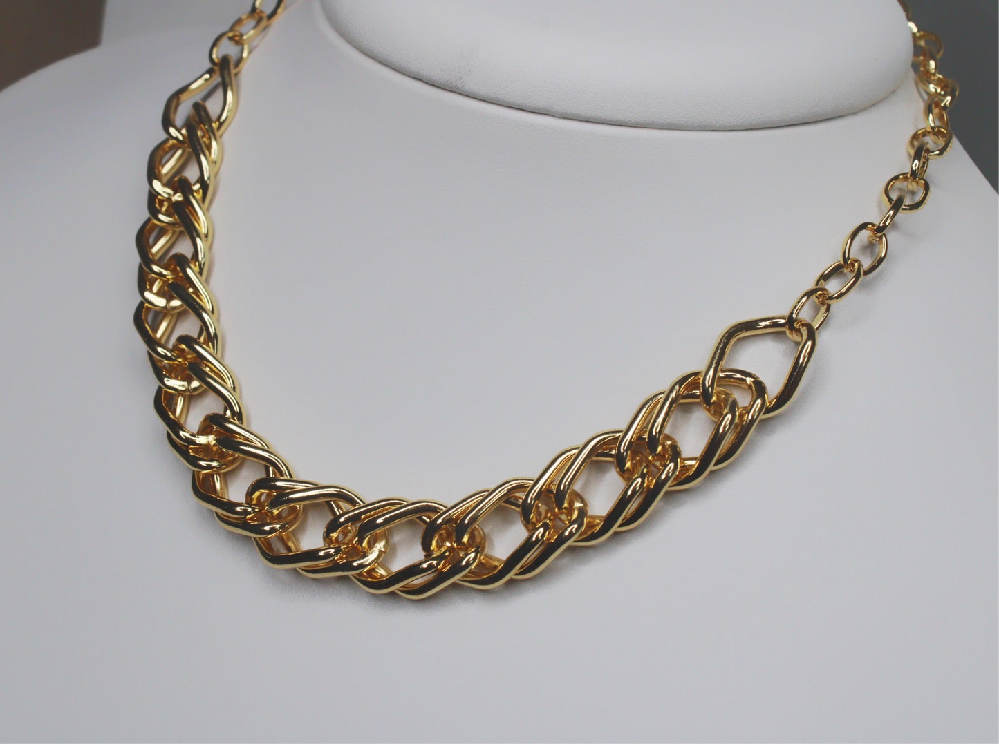 Duble link fashion necklace