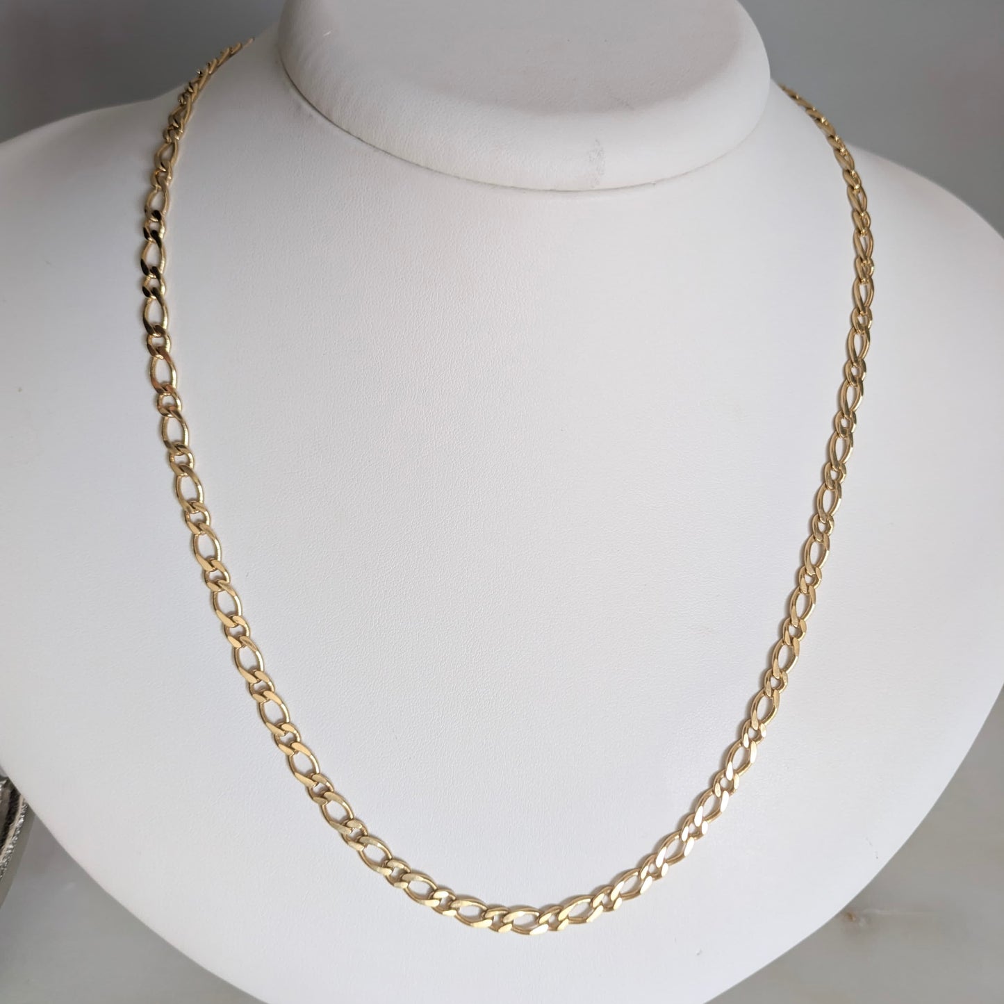 18k gold plated link chain necklace