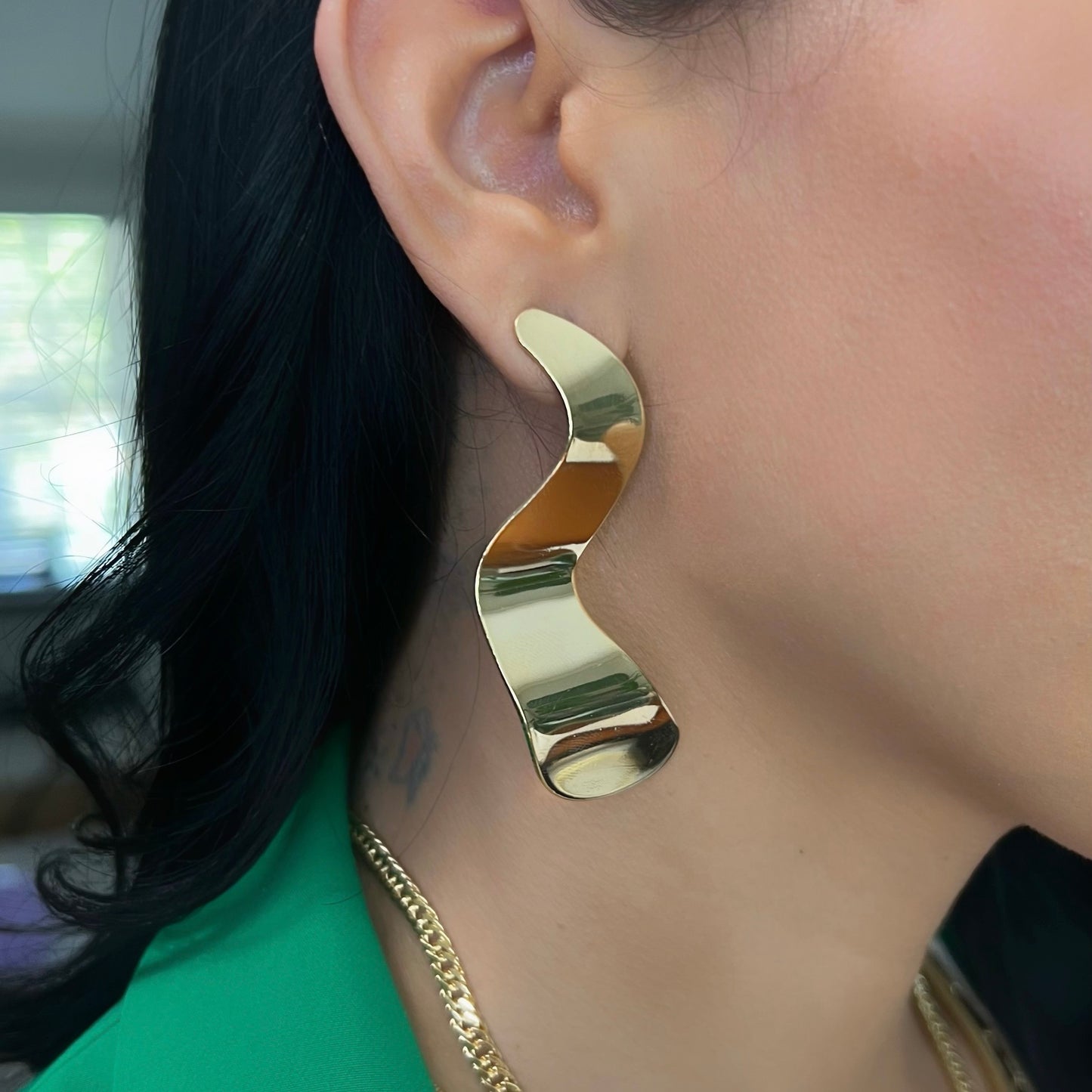 Wave earrings