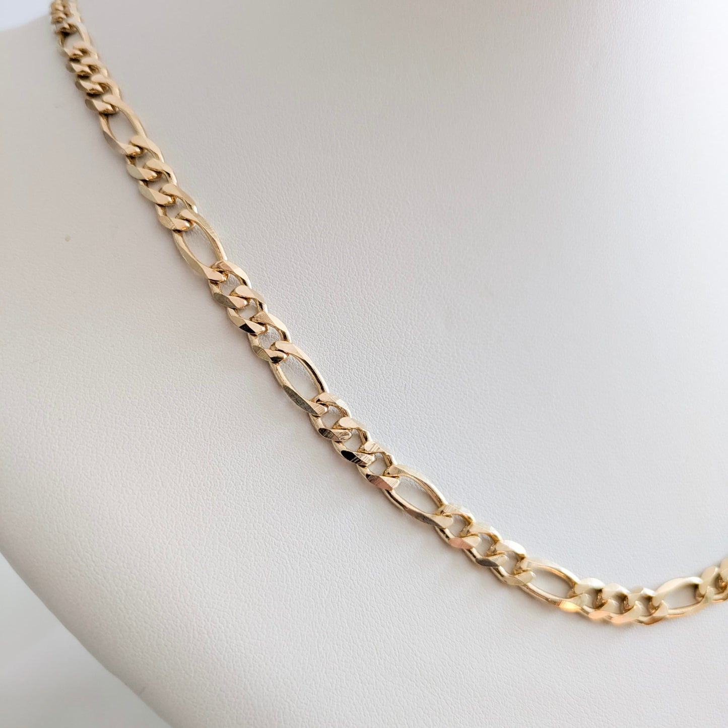 18k gold plated fígaro chain necklace