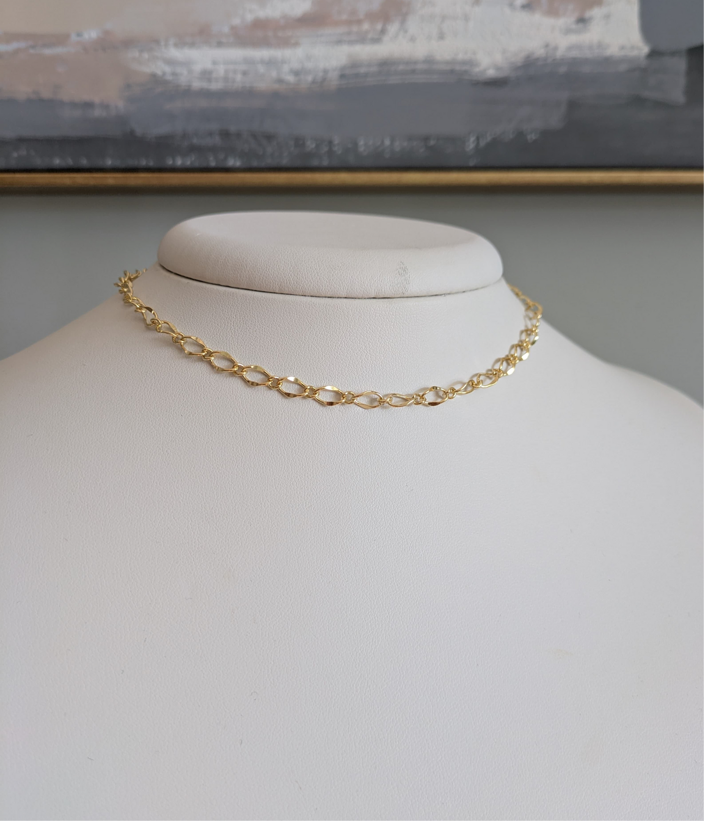 Link choker necklace