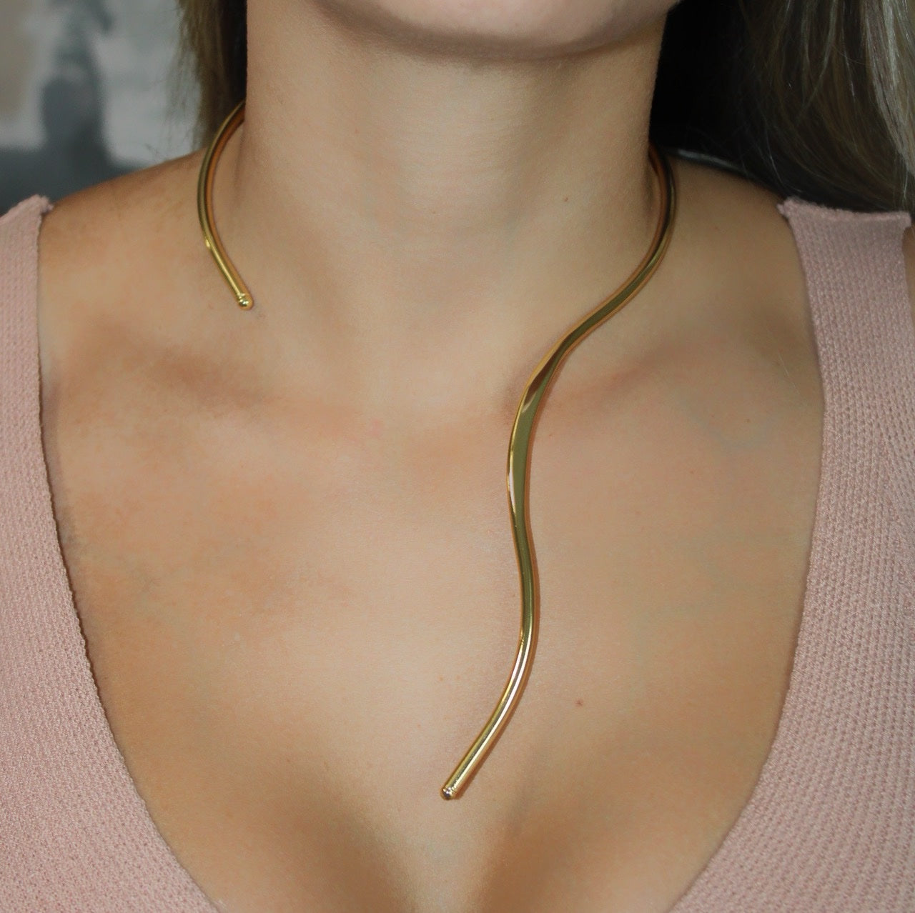 Style Necklace 18k gold plated
