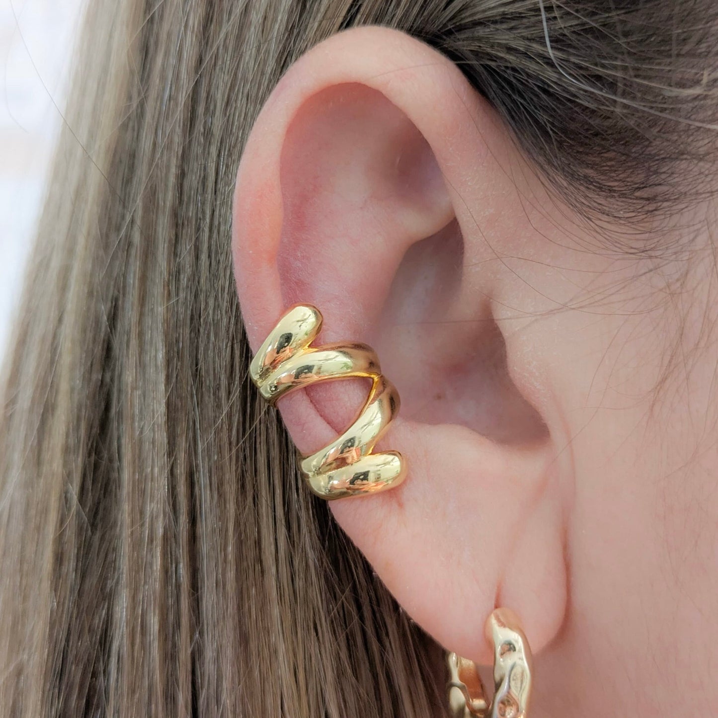 Style clip-on fake piercing