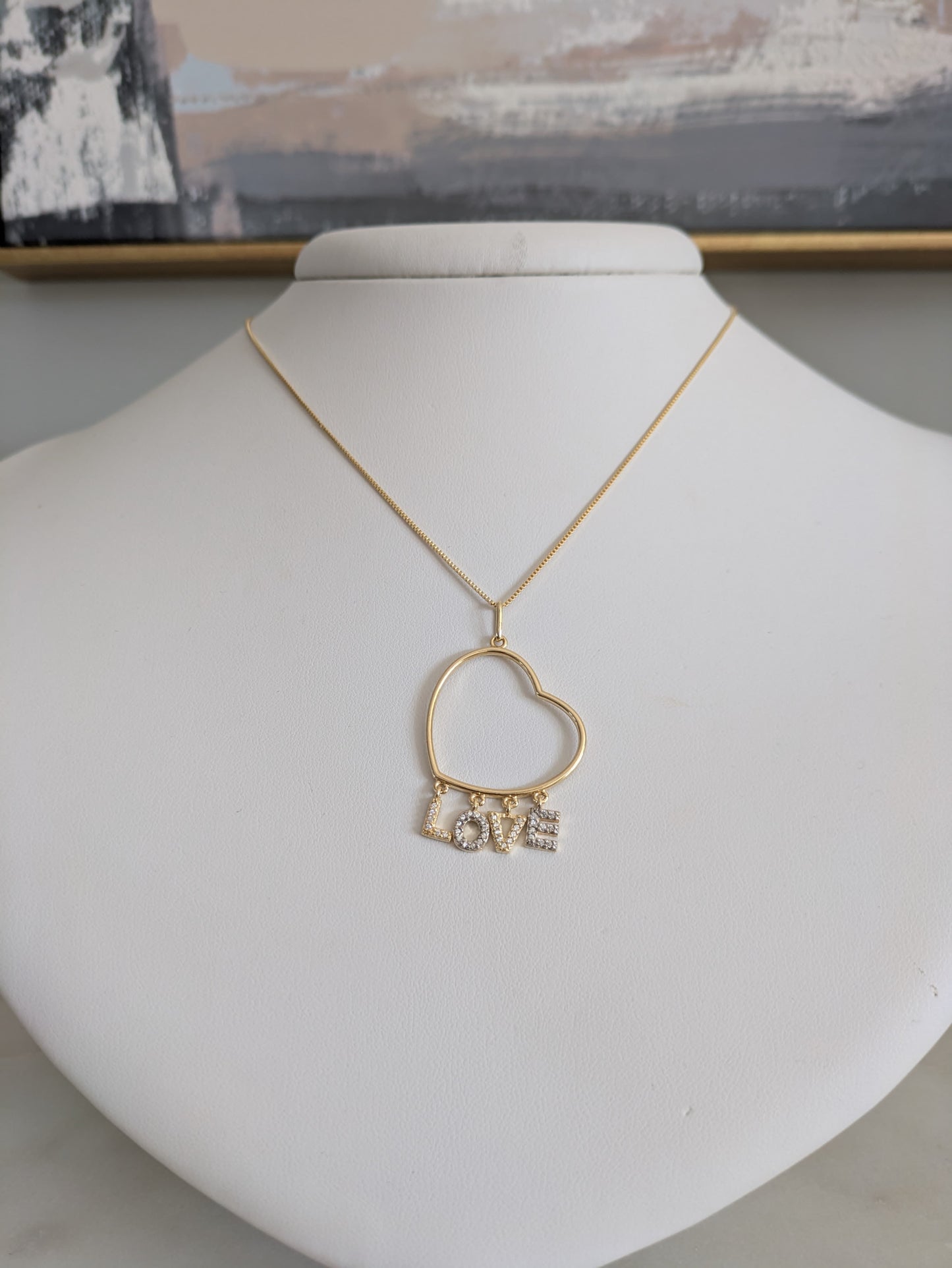 Love pendant necklace