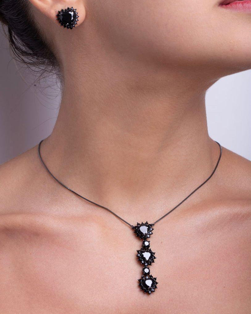 Midnight Cascade Necklace