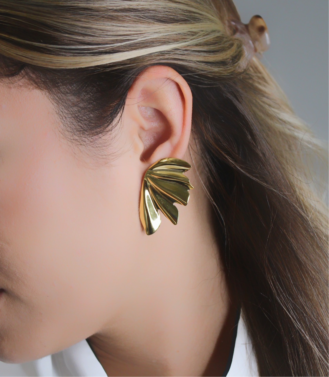 Flower earrings