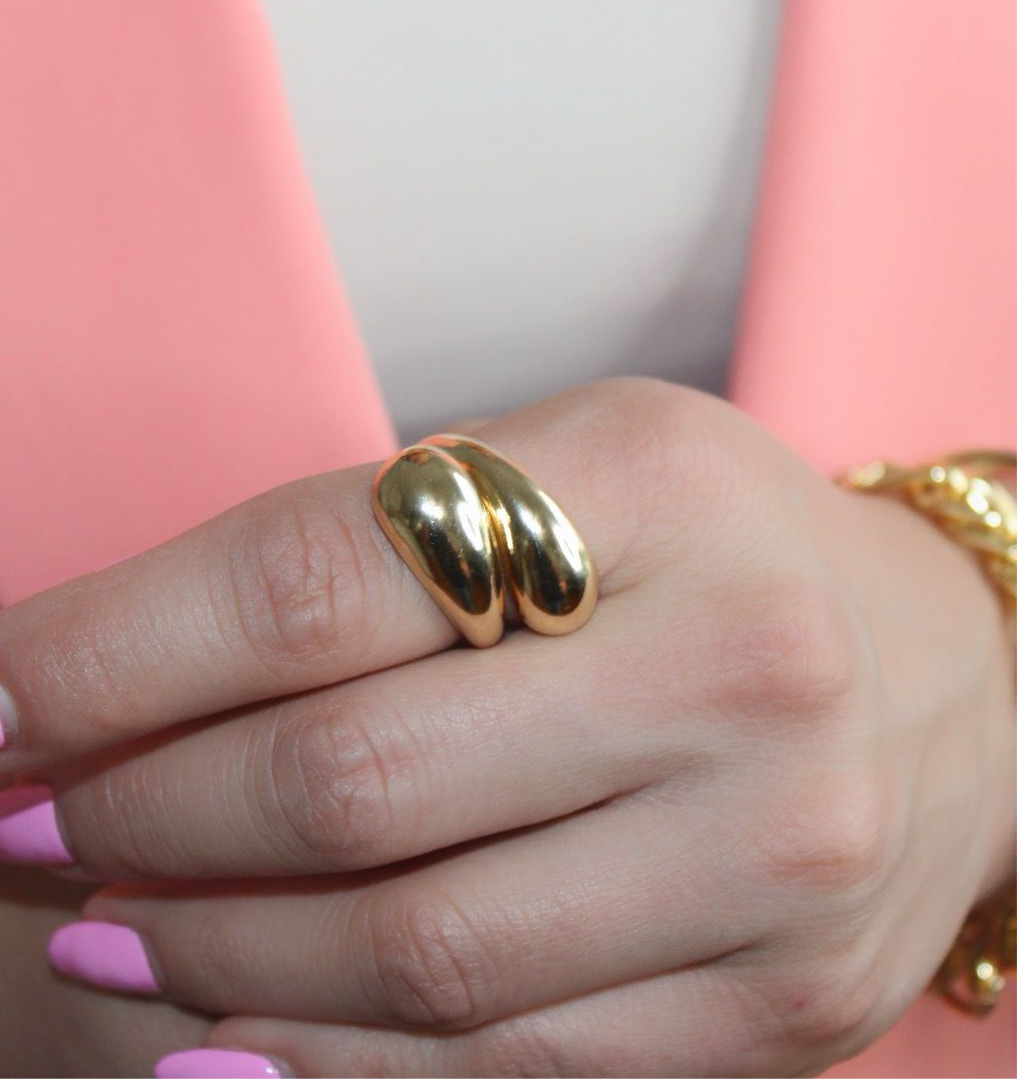 Modern double drop ring