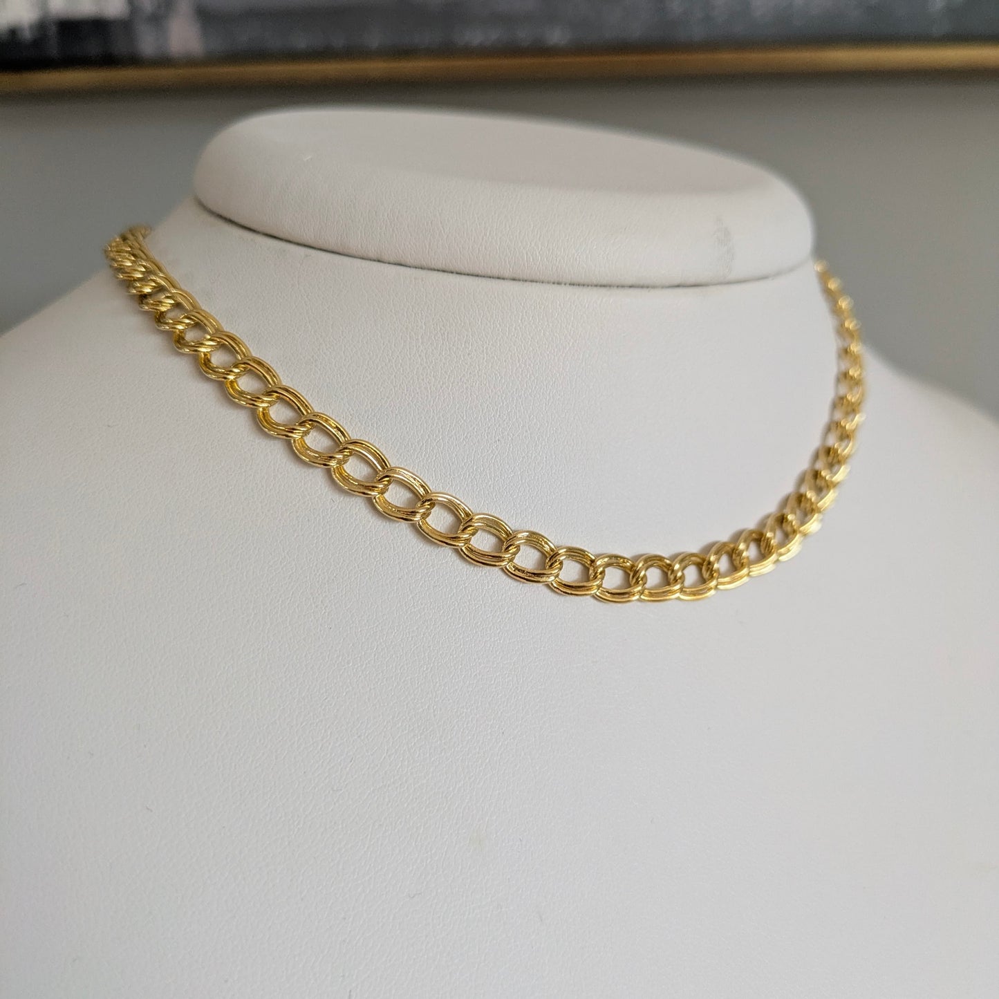 Amariss double link choker necklace
