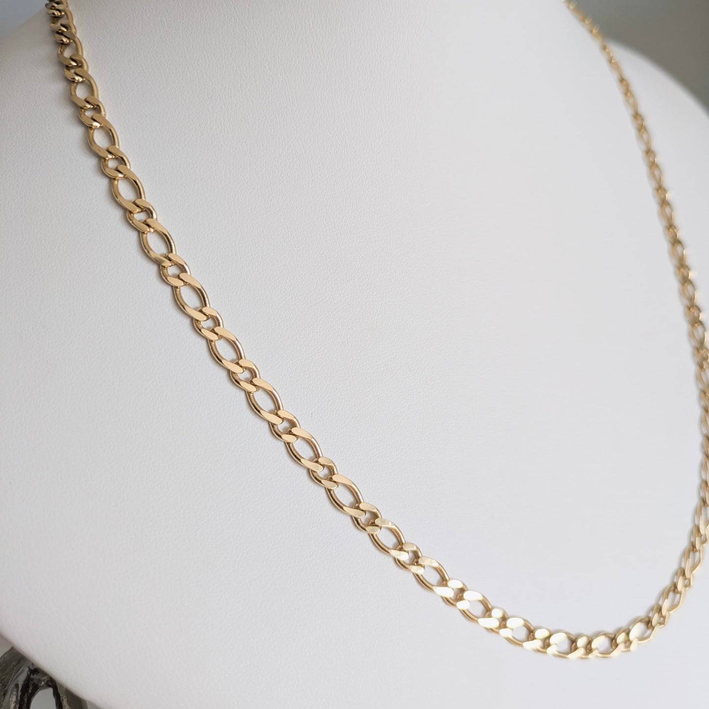 18k gold plated link chain necklace