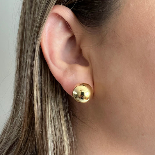 Sphere Stud Earrings