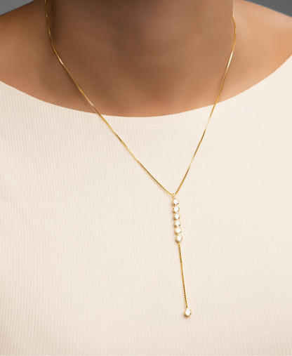 Colar Lariat Minimalista Amariss