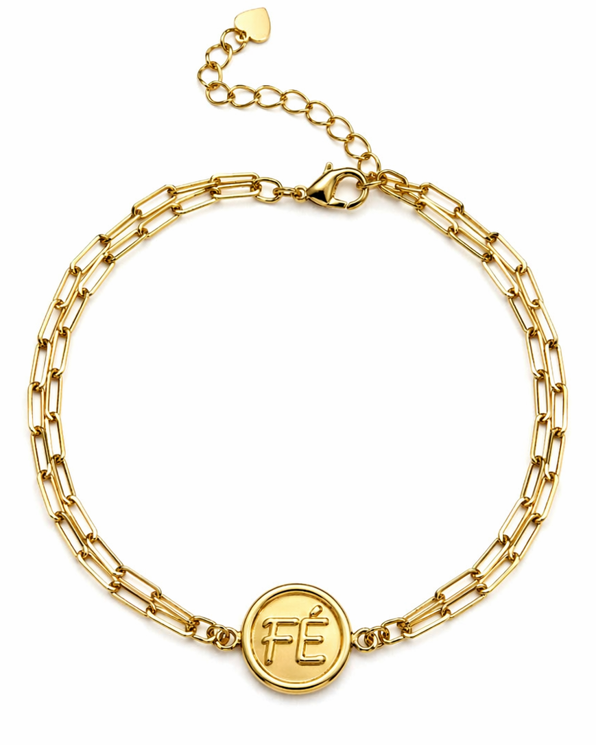 Pulseira Moeda da Fé