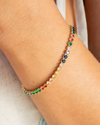 Color Tennis Bracelet