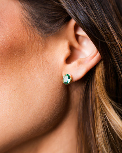 Conjunto Zircônia Verde