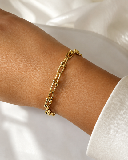 Golden Link Bracelet