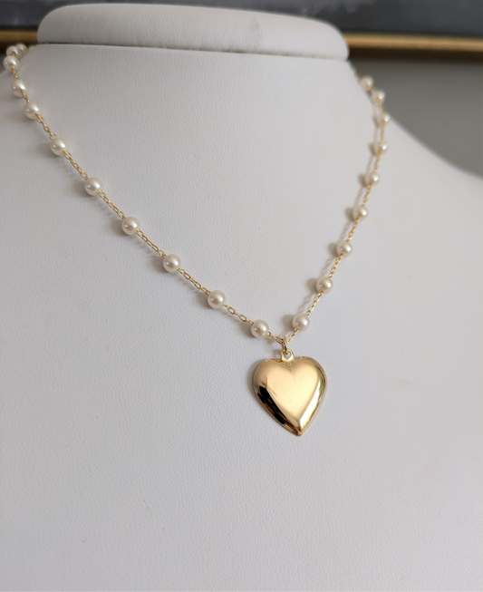 Pearl Heart necklace