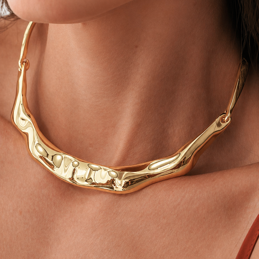 Molten Gold Necklace