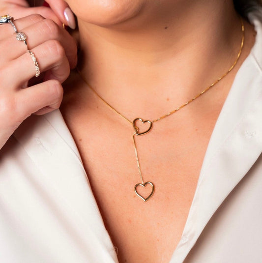 Amariss Heart Drop Necklace