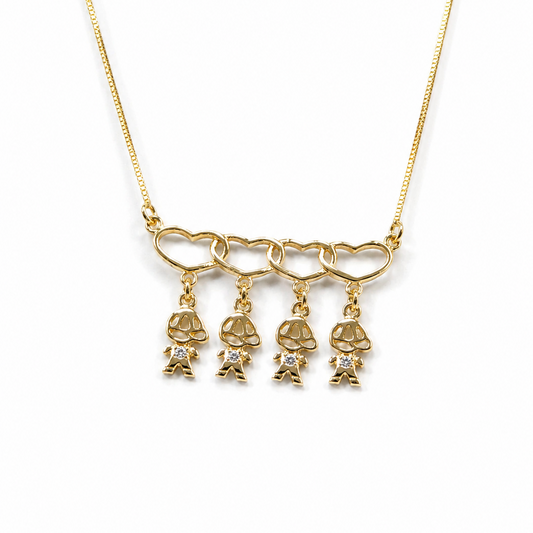 Family Love Charm Necklace Boys