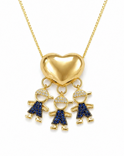 Little Loves Necklace - Three Boys