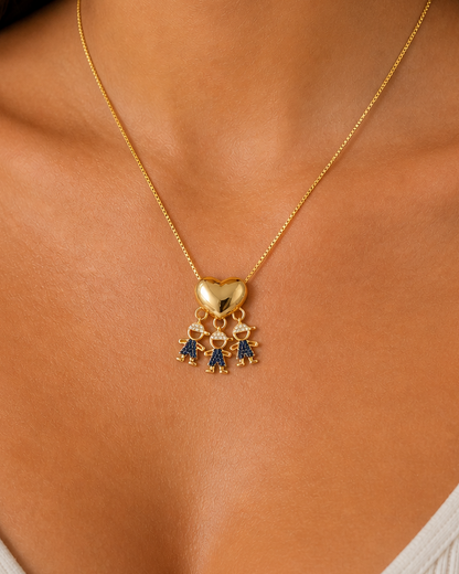 Little Loves Necklace - Three Boys