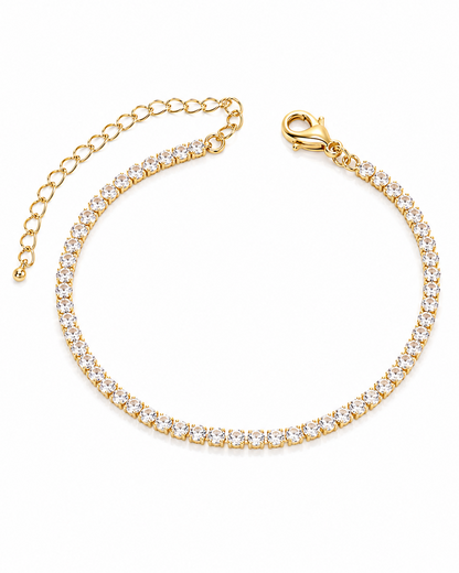 Pulseira de Tênis de Cristal