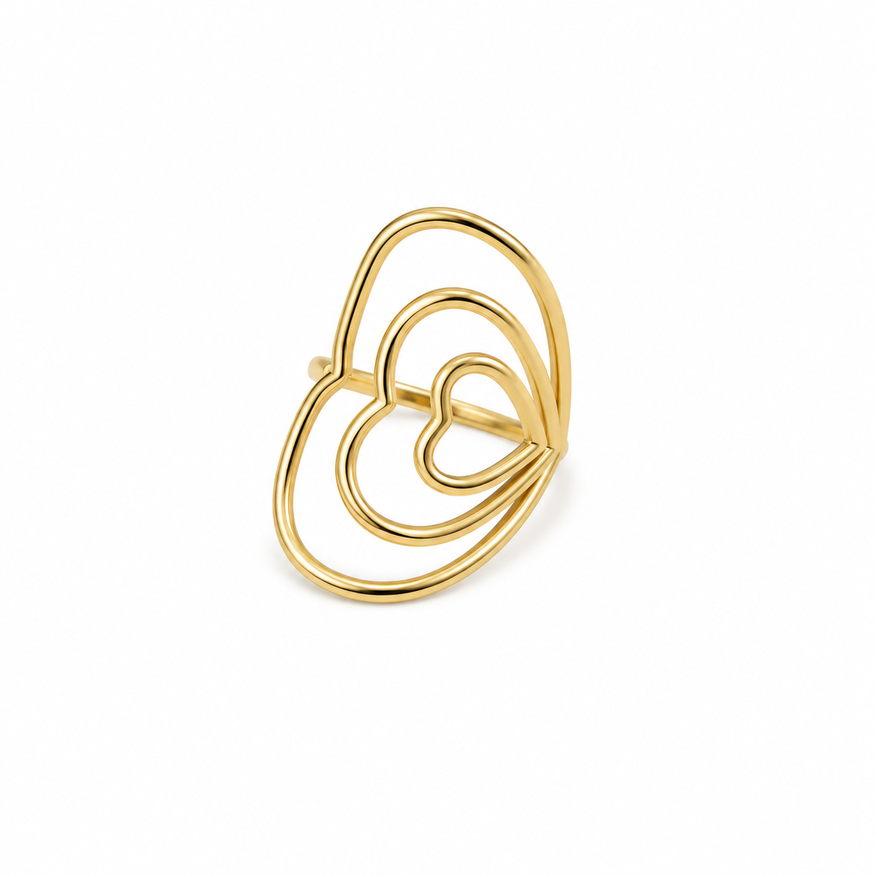 Triple Heart Ring