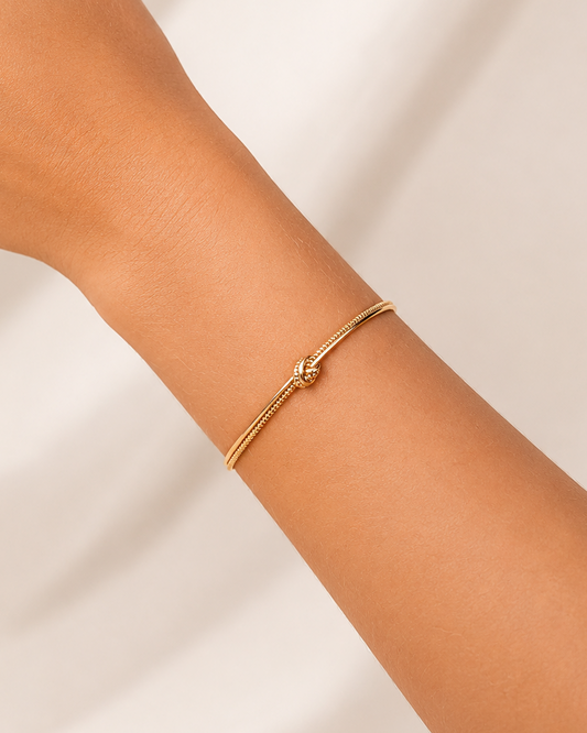 Golden Knot Bracelet