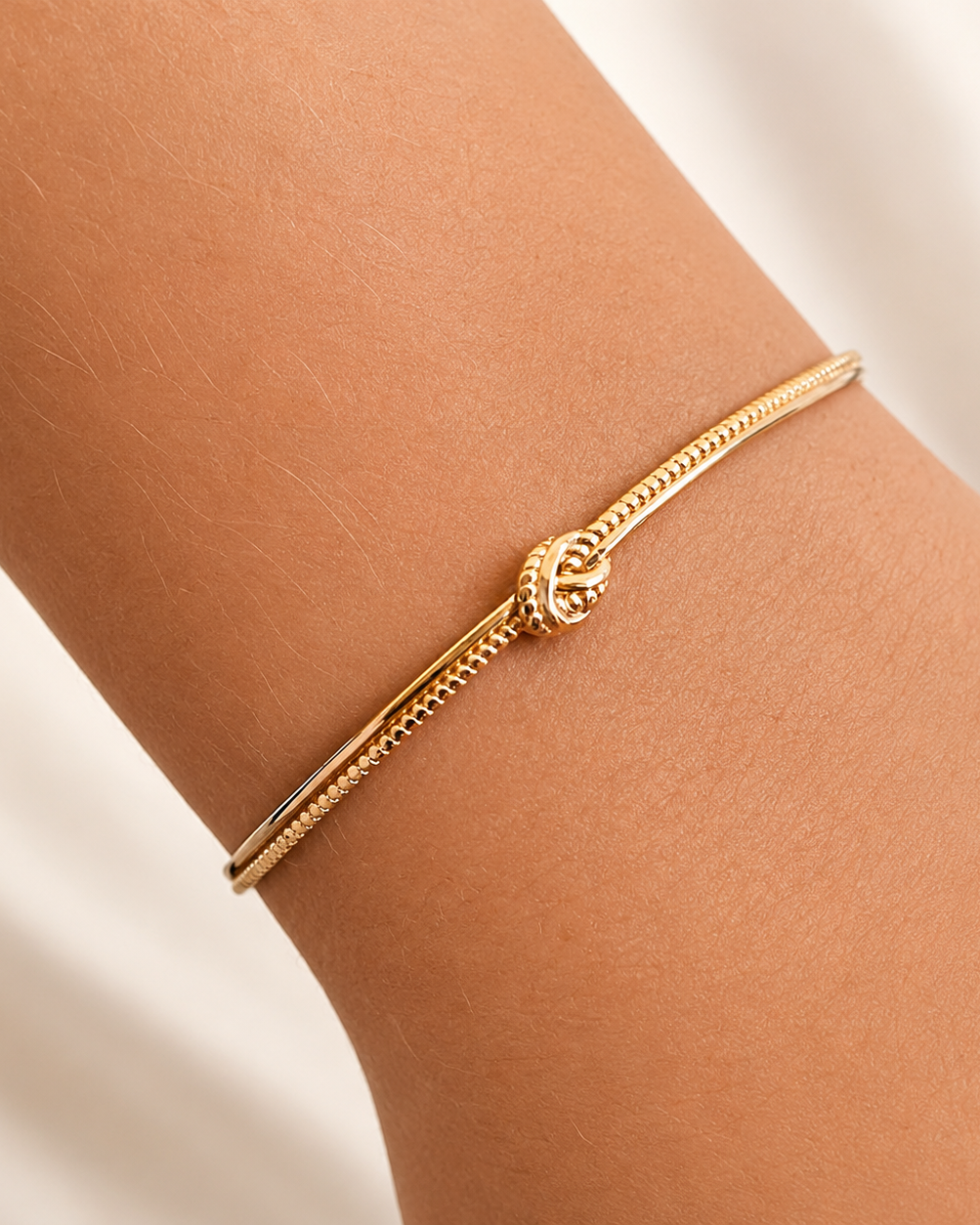 Golden Knot Bracelet