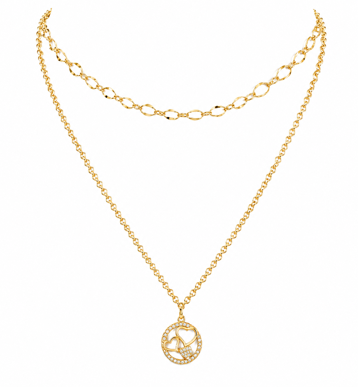 Layered Love Necklace Set