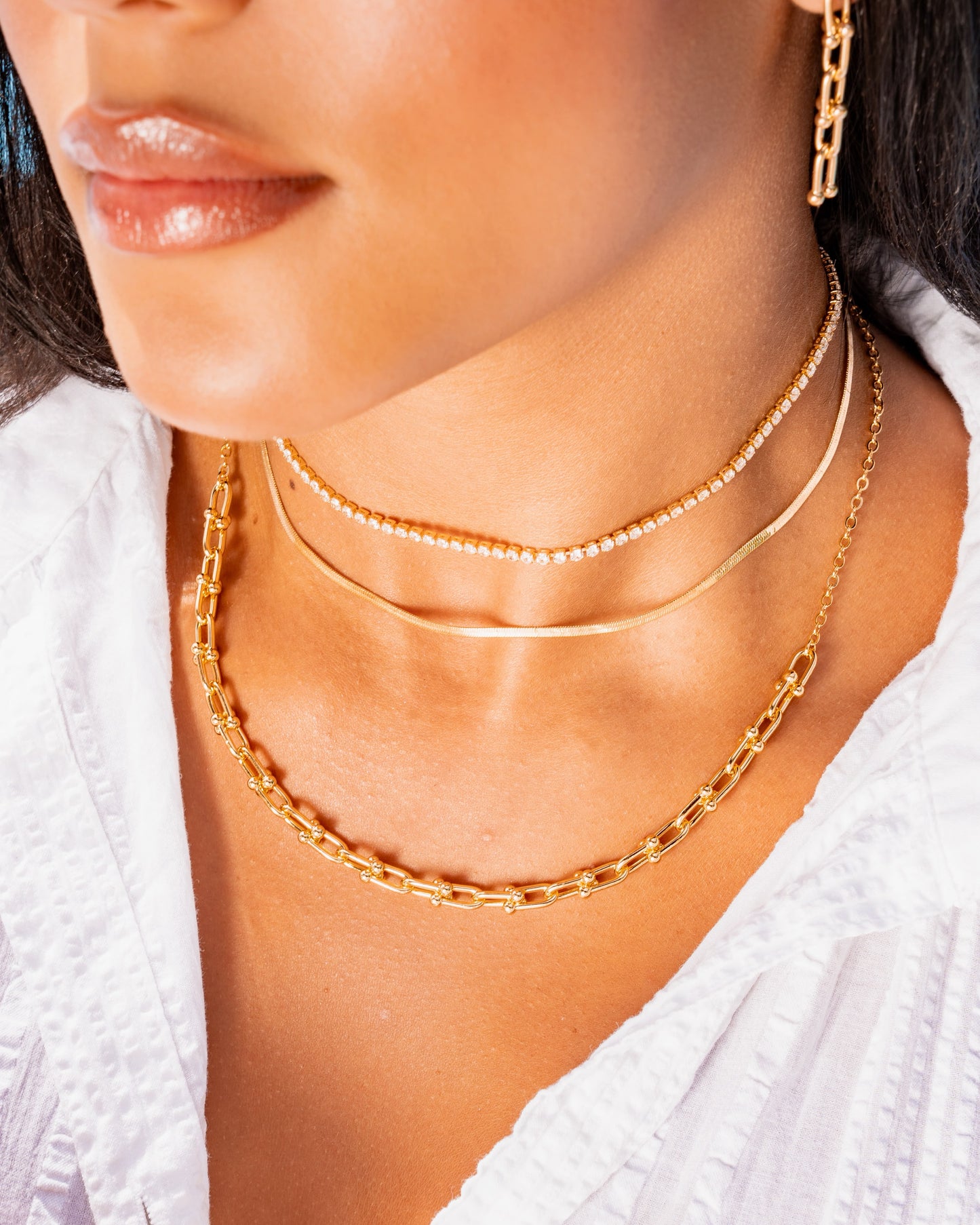 Golden Link Necklace