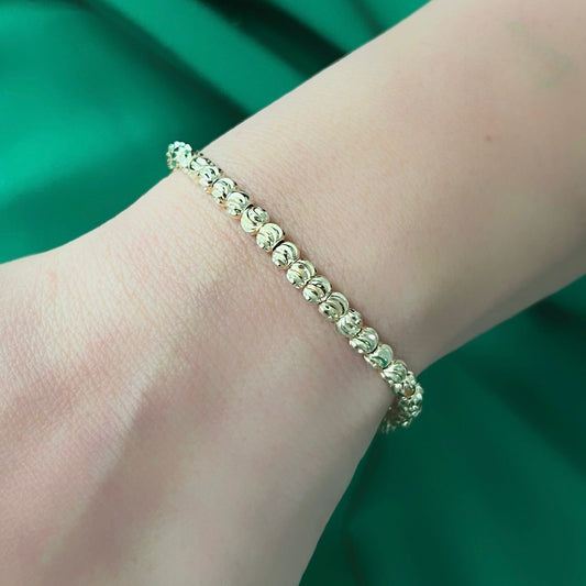 Sphere Bracelet 18k Gold Plated